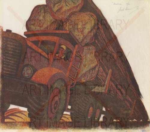 Image no. 3430: Hauling (Sybil Andrews), code=S, ord=0, date=1952
